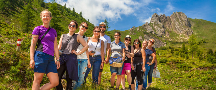 Gästeaktivitäten auf der Aualm im Großarltal