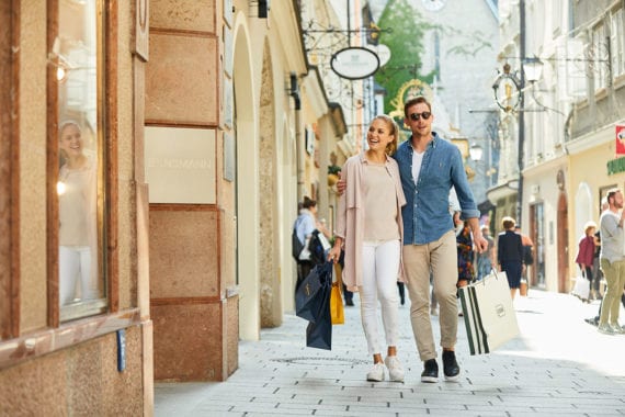 Getreidegasse, Ausflugsziel in der Stadt Salzburg